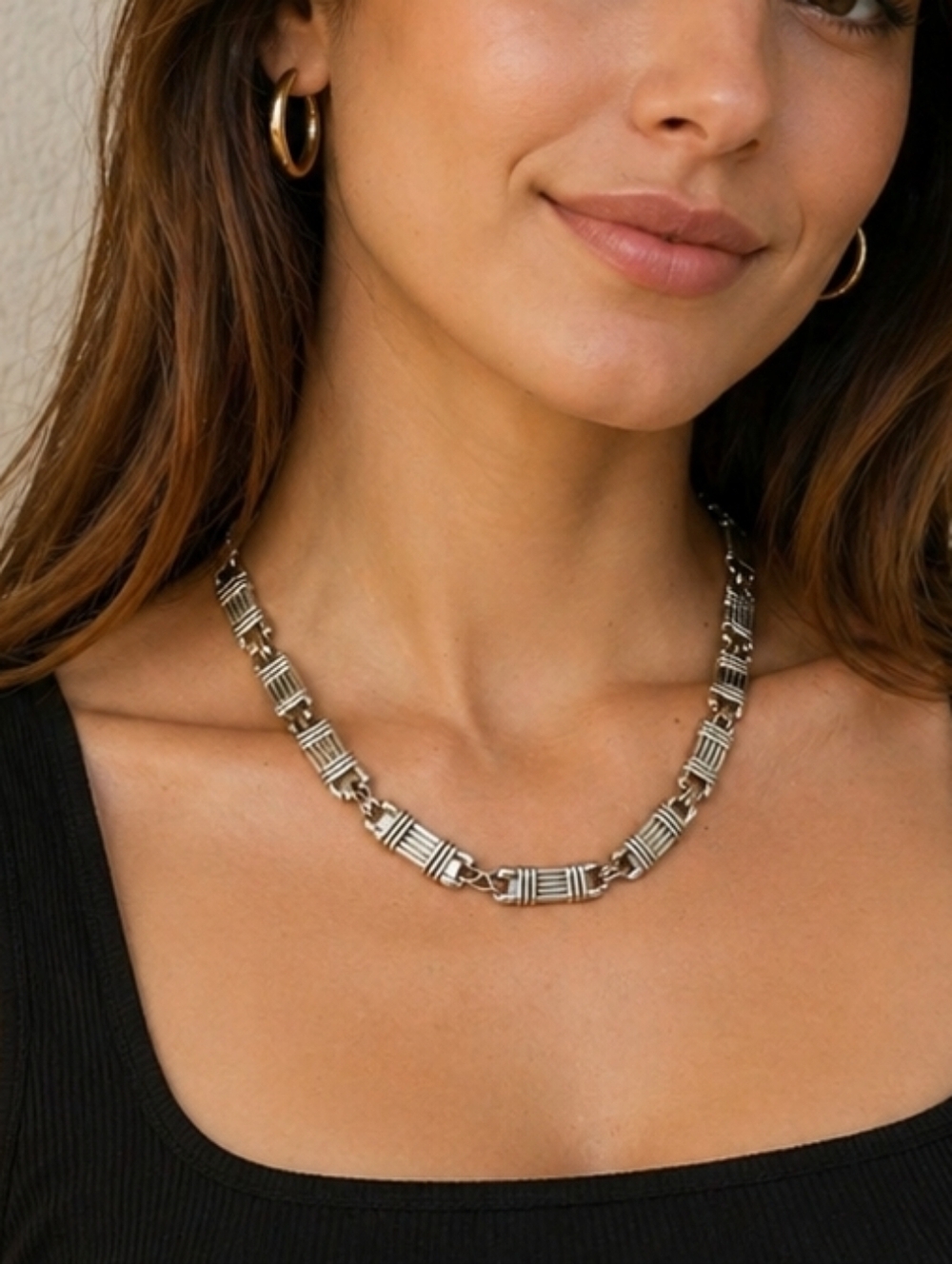 PREMIER DESIGNS Ivy League Bar Link Unisex Necklace